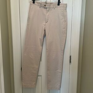 Banana Republic Traveler Pant, 32x32 Slim Fit, light khaki/cream